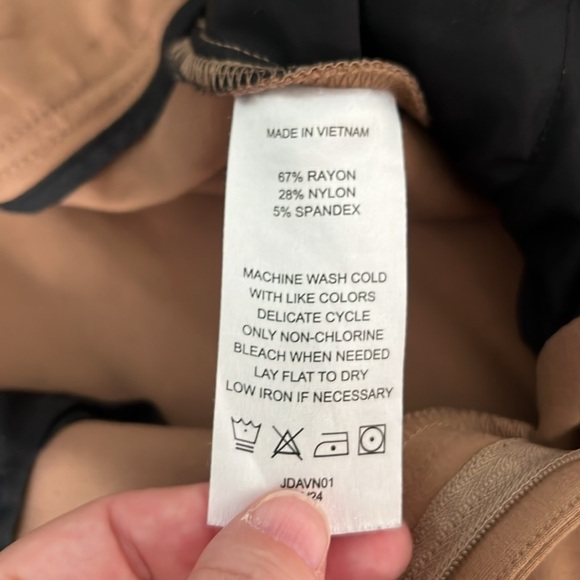 Quince Stretch Ponte Mariner Pants Pecan Size XL - Picture 4 of 9